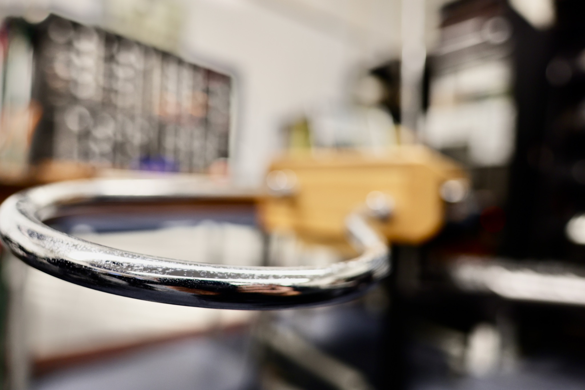 Close-up of a theremin